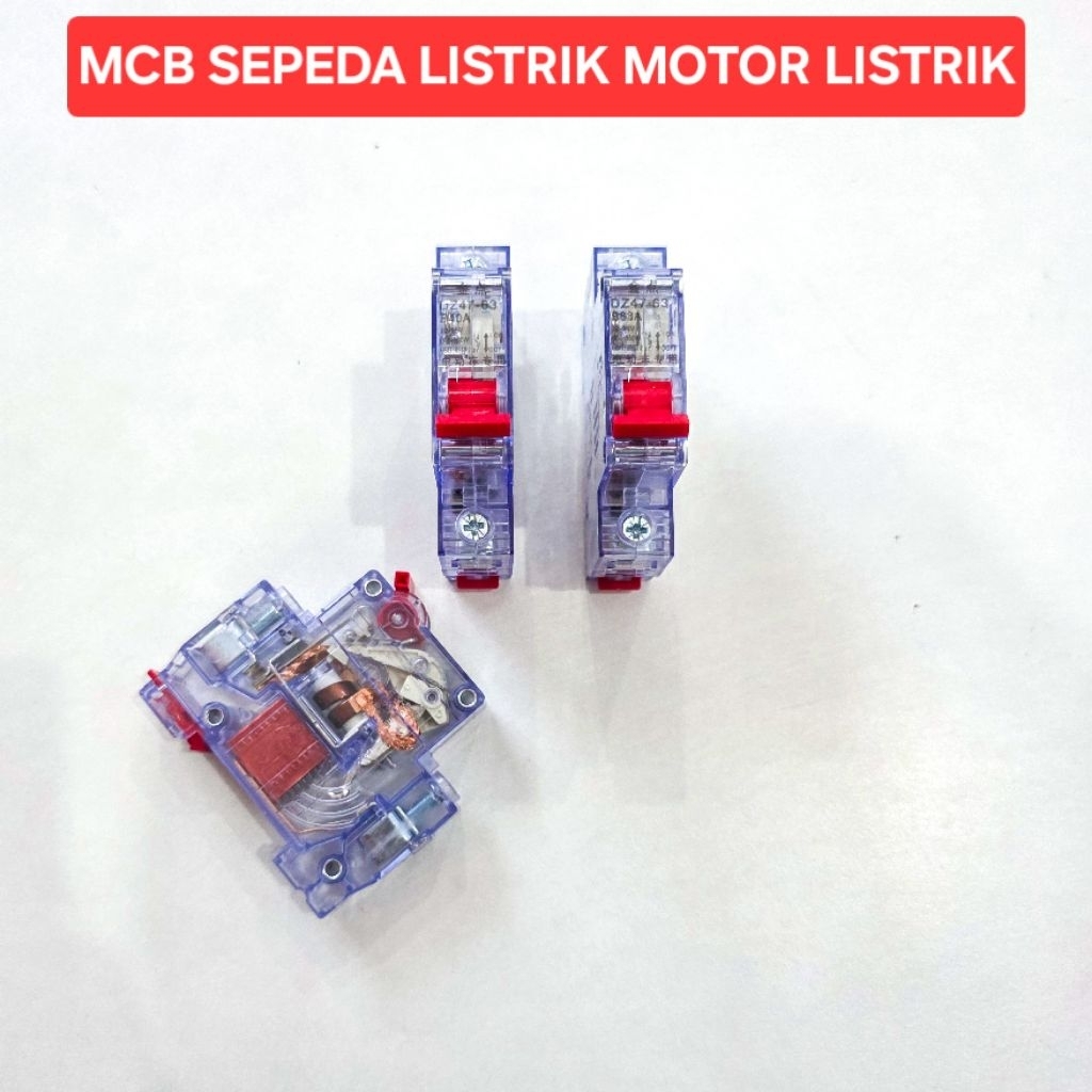 Termurah MCB DC Stop Kontak Sepeda Listrik Motor Listrik Original