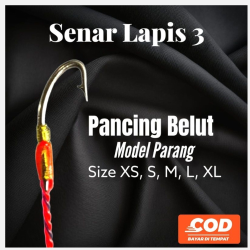 Pancing belut sawah kecil baja asli siap pakai terlaris anti karat urek sidat sawah kail murah senar