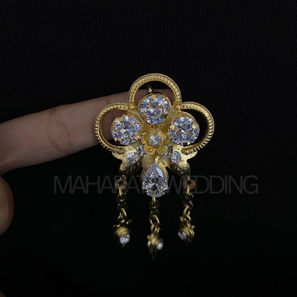 Bros Blangkon Batu Diamond / Bros blangkon murah / Bros Blangkon Batu Diamond Mewah American Diamond