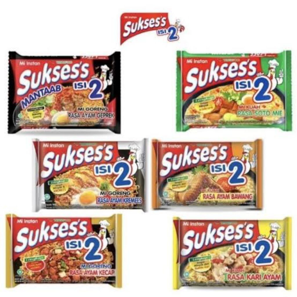 MIE SUKSES ISI 2 (1 DUS ISI 24)