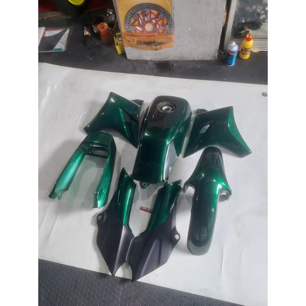 body set tangki kawasaki ninja r ss hijauu botol