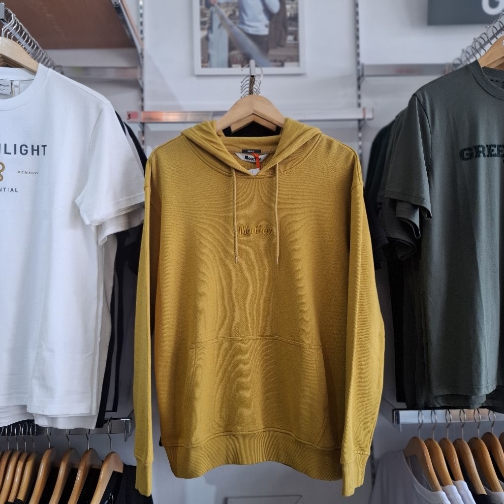 Hoodie Moutley Original Terbaru Simple Logo embordery