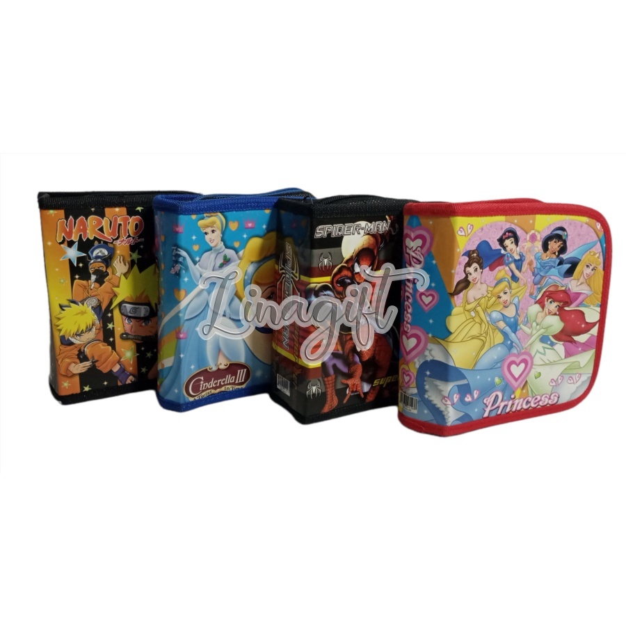 TEMPAT CD - CD CASE / DOMPET CD KECIL KOTAK CD DVD/ VCD  CASING CD MOTIF ANAK SOUVENIR