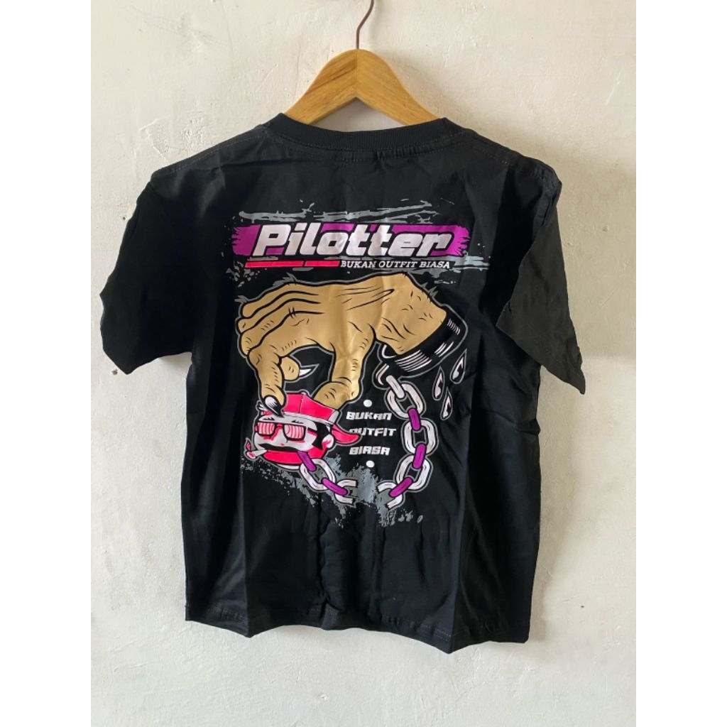 Kaos tshirt pilotter gank bermotif dewasa distro