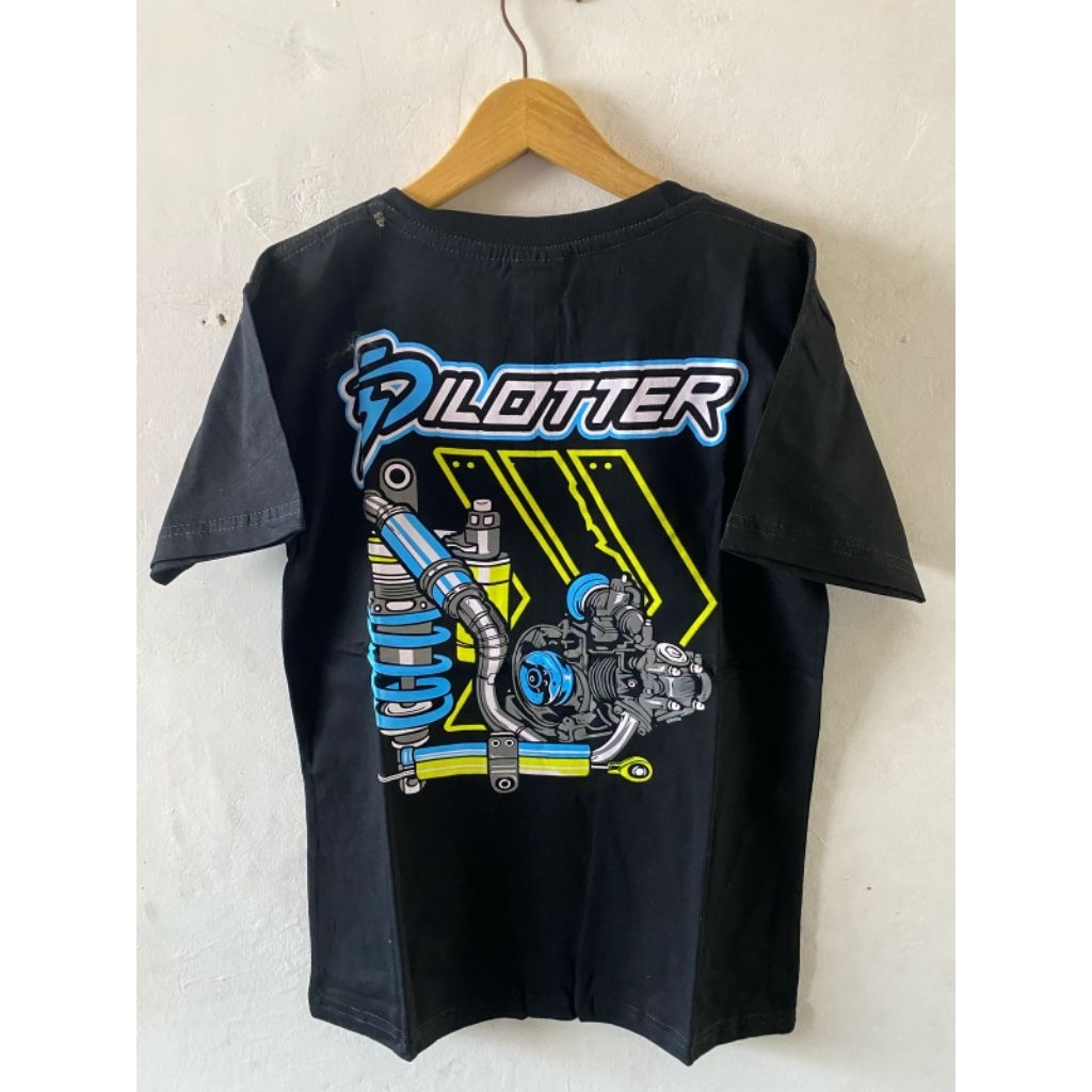 Kaos tshirt pilotter gank bermotif dewasa distro