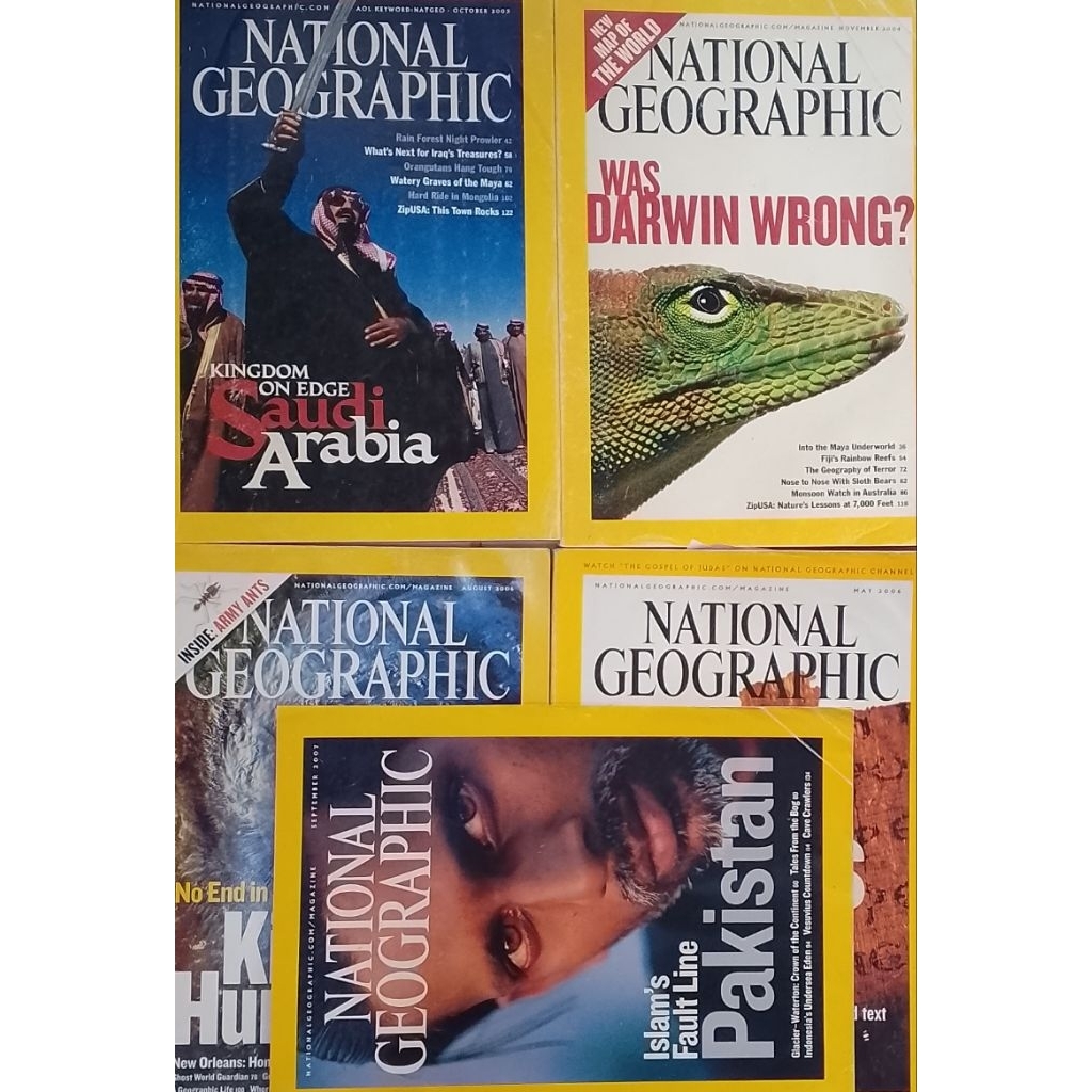 MAJALAH NATIONAL GEOGRAPHIC IMPORT BEKAS