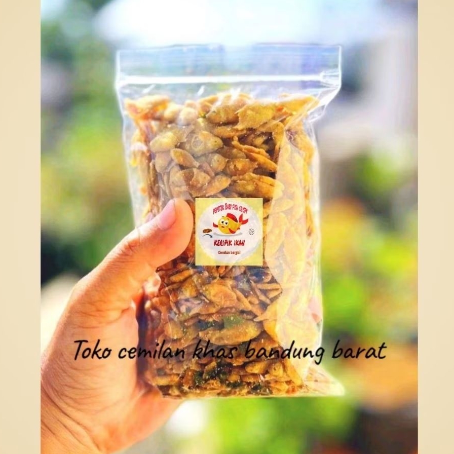 Keripik Ikan Wader sipetek Crispy/Baby Fish Crispy