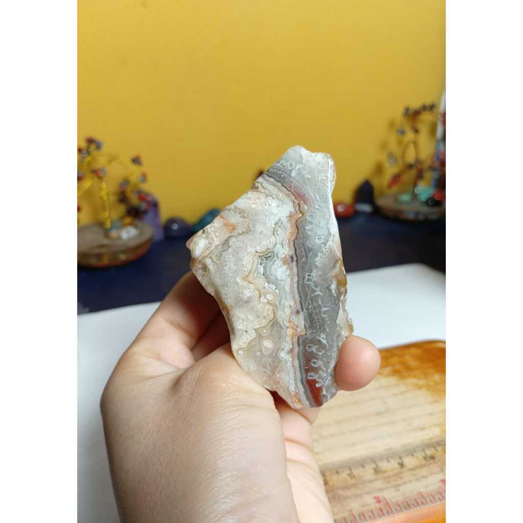 Batu Mexico Agate pattern polished rough Natural (7)