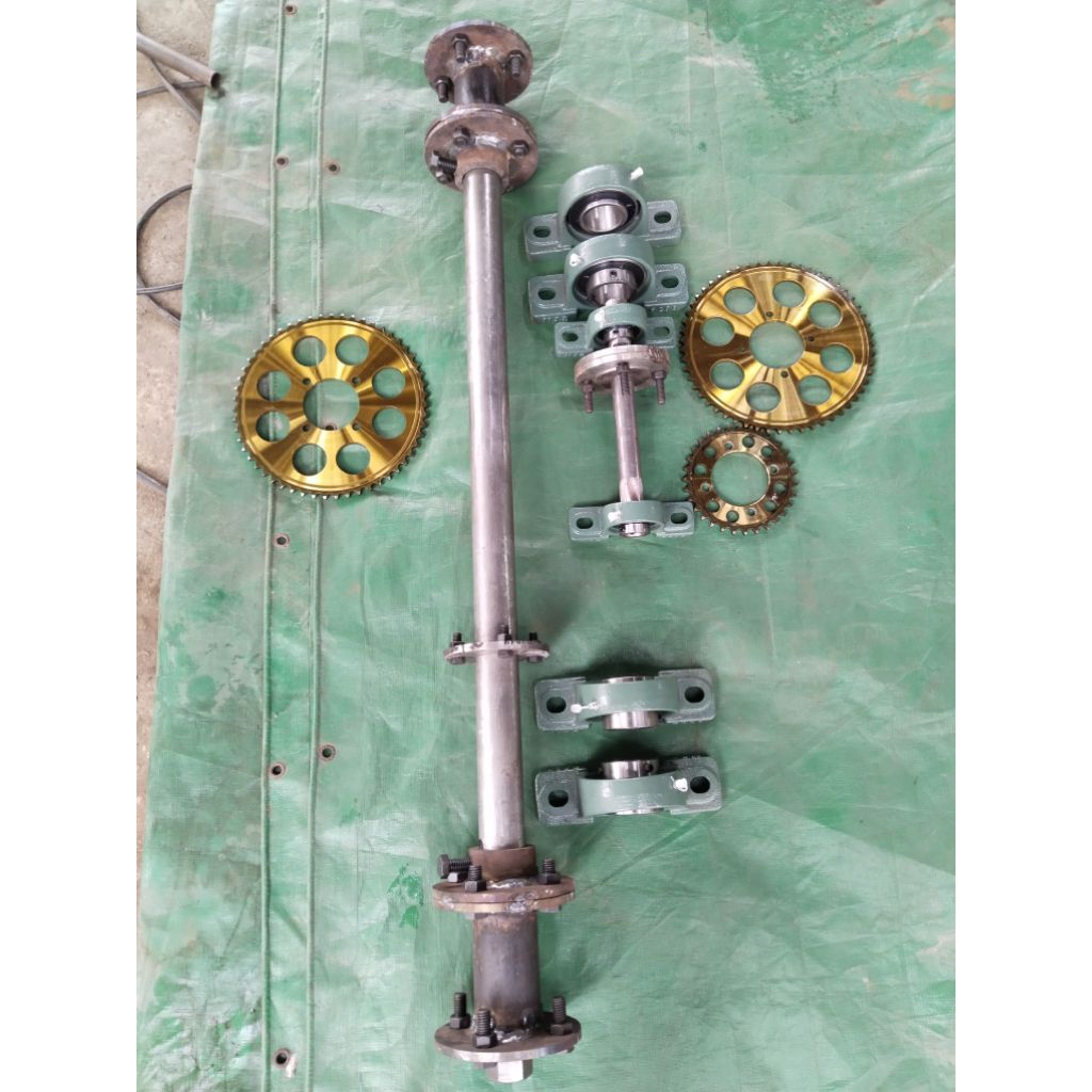 paket as grandong langsir Sawit Roda 5 (as+klahar+gir set)