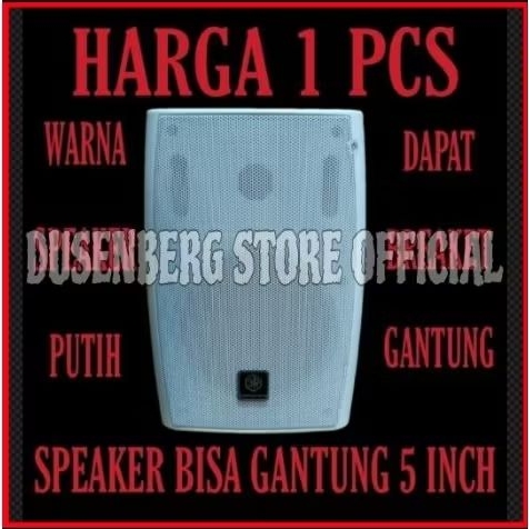 Promo Speaker Pasif 5 Inch 3R White Impedance 8 Ohm - 1 Pcs