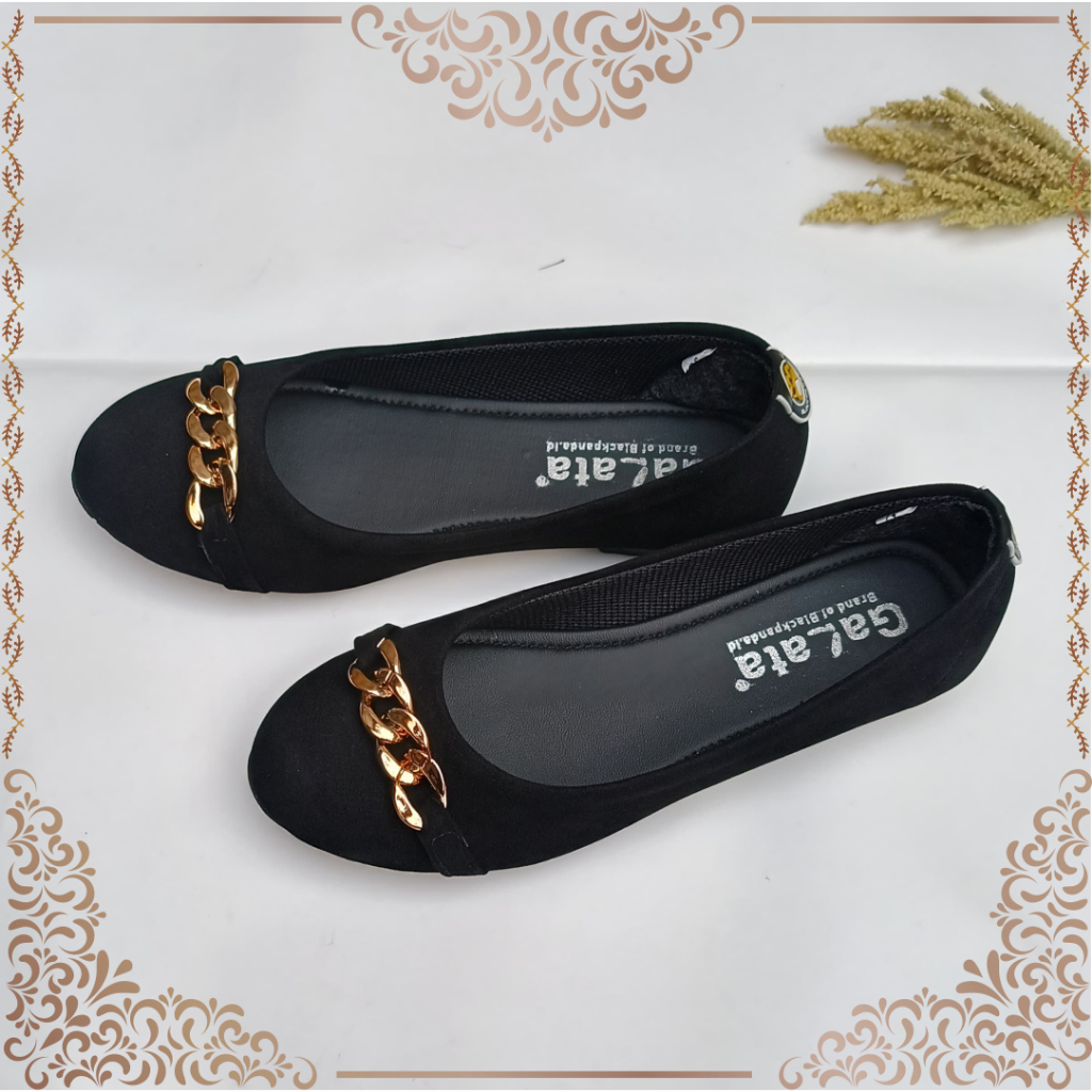 Black Panda Argo - Sepatu Black Panda Original - Flat Shoes Wanita
