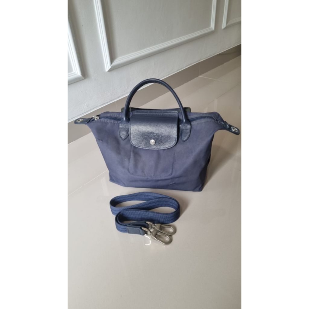 Tas wanita LC navy nylon medium