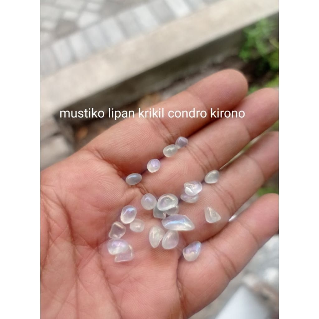 Batu Akik Kerikil Mini Kalimaya Pelangi