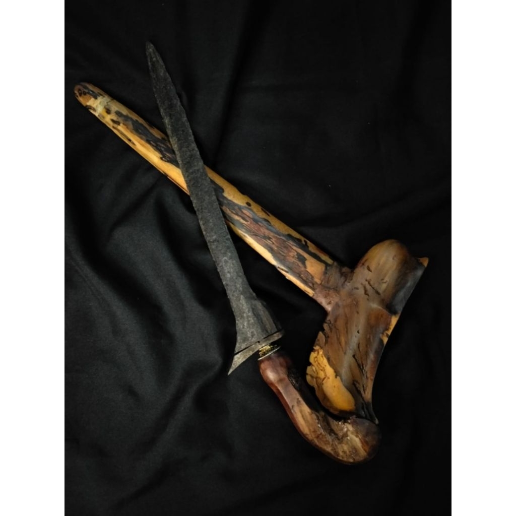 Keris Sepuh Betok Bethok Pamor Keleng Sepuh Ori Kuno Asli Pusak4 Jawa
