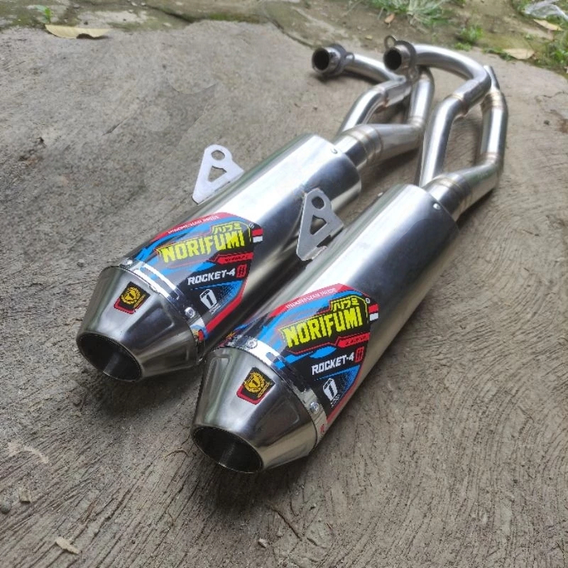 Knalpot Norifumi  Tipe Rocket 4 Stainless
