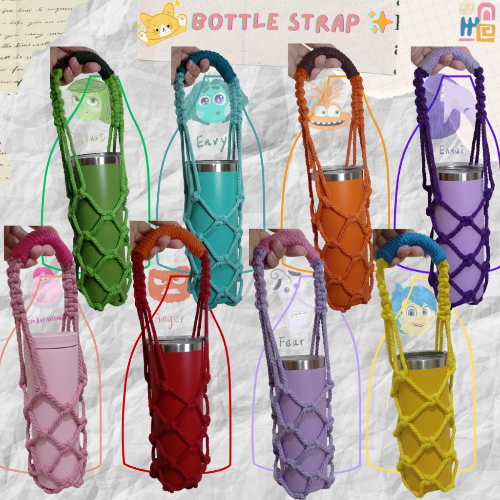 Nemata Macrame - Strap bottle Macrame / Tumblr holder