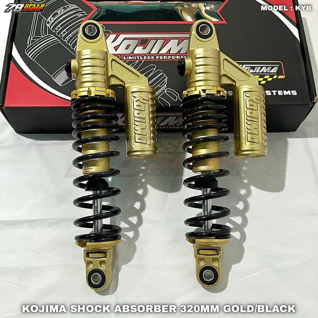SHOCK SHOK SKOK BREAKER BELAKANG BEBEK MANUAL SUPRA JUPITER COPY KY B KYB KOJIMA SHOK 320MM 280MM 34