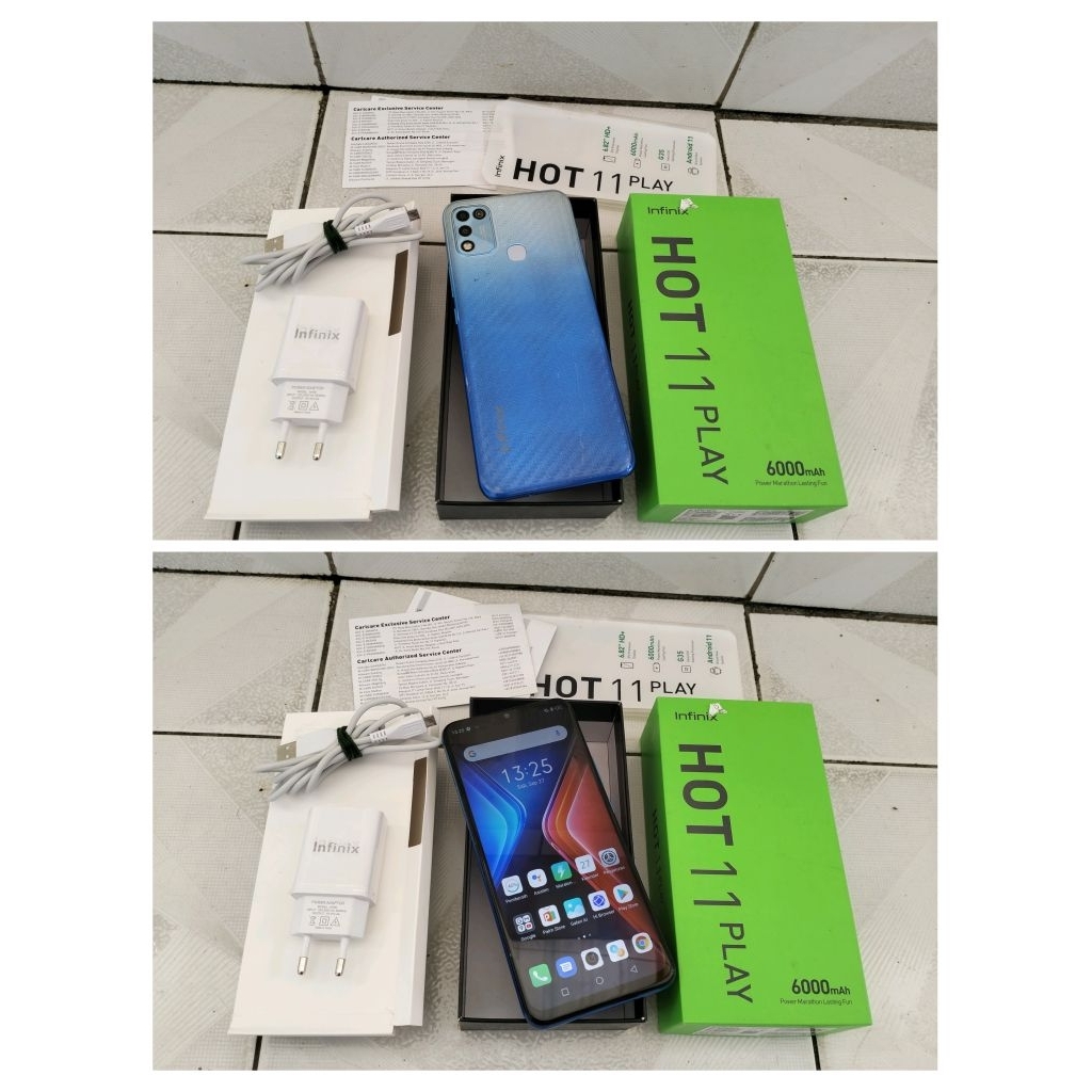 HP SECOND INFINIX HOT 11 PLAY RAM 4/64GB FULLSET