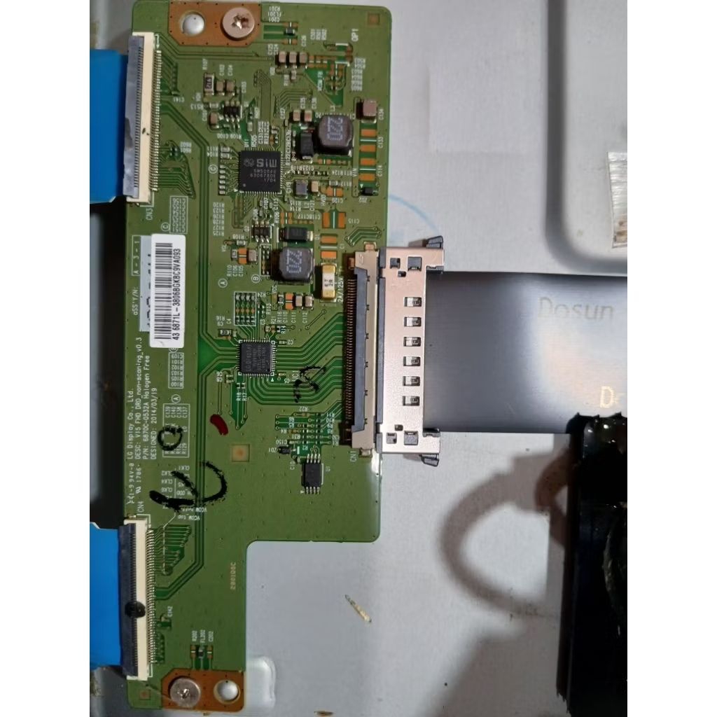 TCON PANEL LG 43 INCH FHD V15 FHD 43 INCH tcon Lg 43 tcon panasonic 43