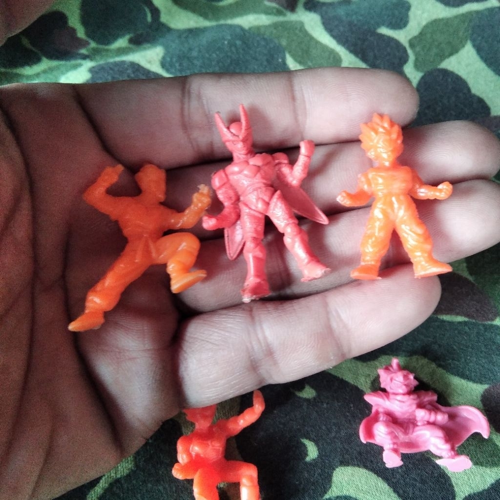 minifigure jadul dragon ball oranye figure jadul figure plastik jadul goku vintage plastic figure dr