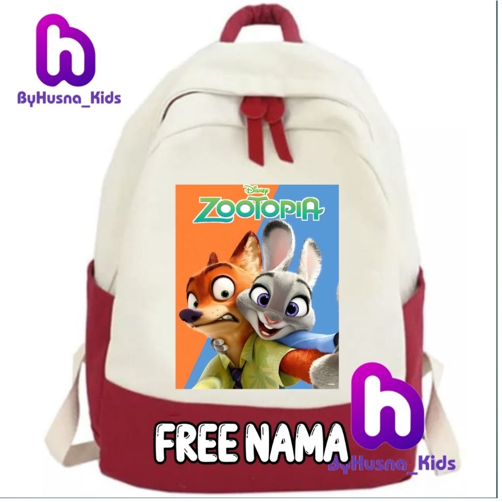 TAS RANSEL ANAK KARAKTER DISNEY ZOOTOPIA