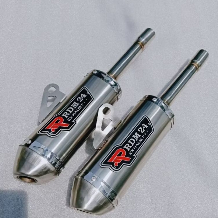 RDM24 EXHAUST Canister only  for TS125 Dt125 MX klx125 Pipe Exhaust stainless steel full system