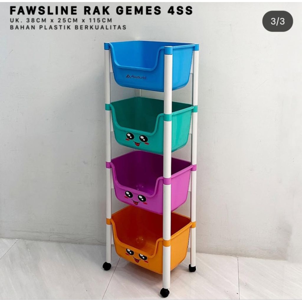 Rak 4 susun Plastik Serbaguna, Pontianak