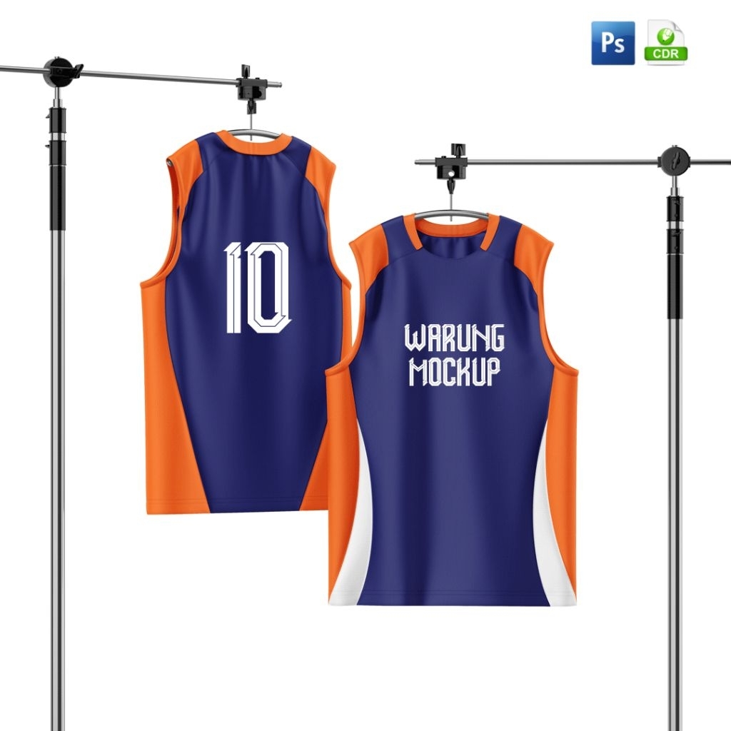 MOCKUP JERSEY HANGER // PS / CDR