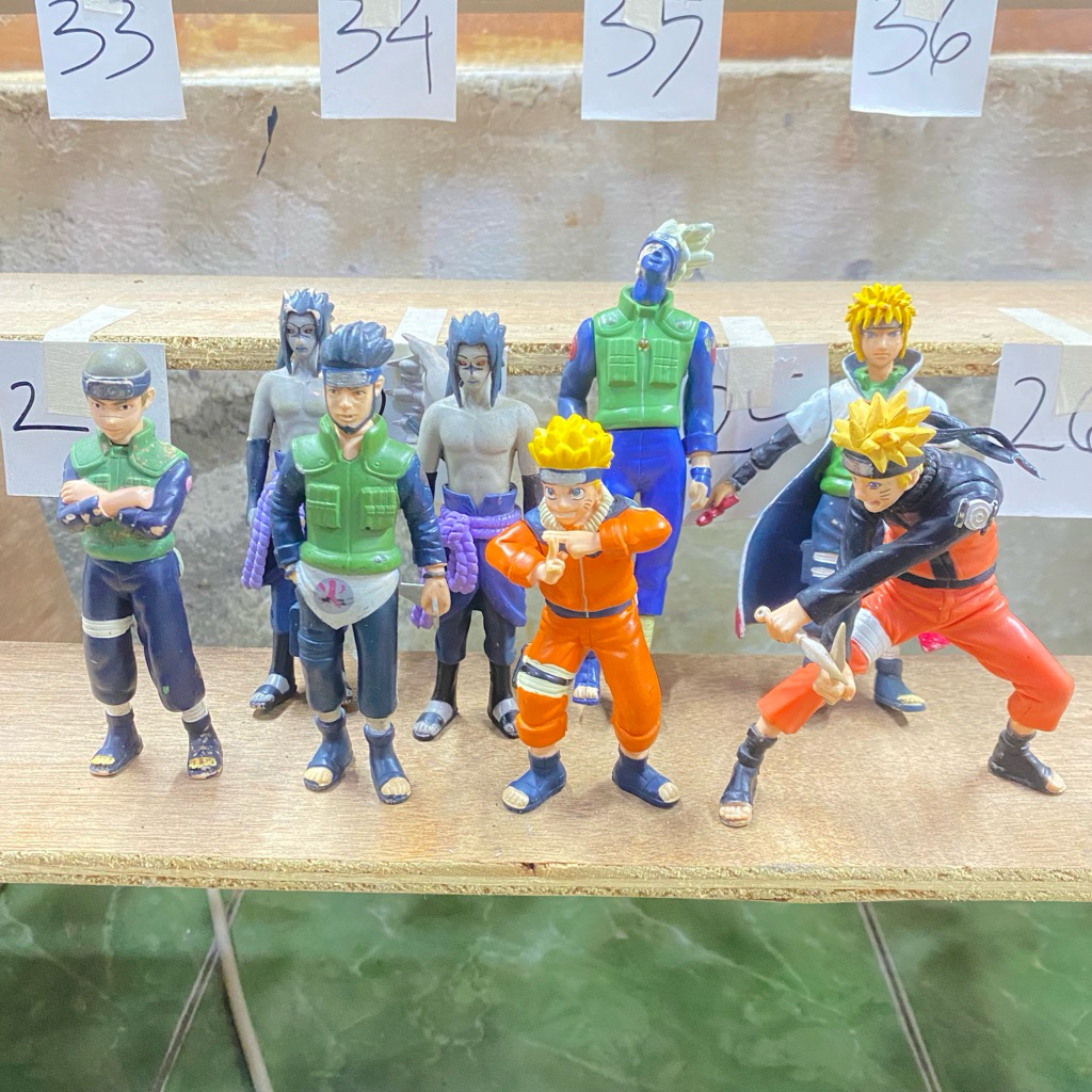 (Update 26 Jan 26) Mainan Figure Anime Naruto Ori, Ora, dan McDonald's Preloved Murah
