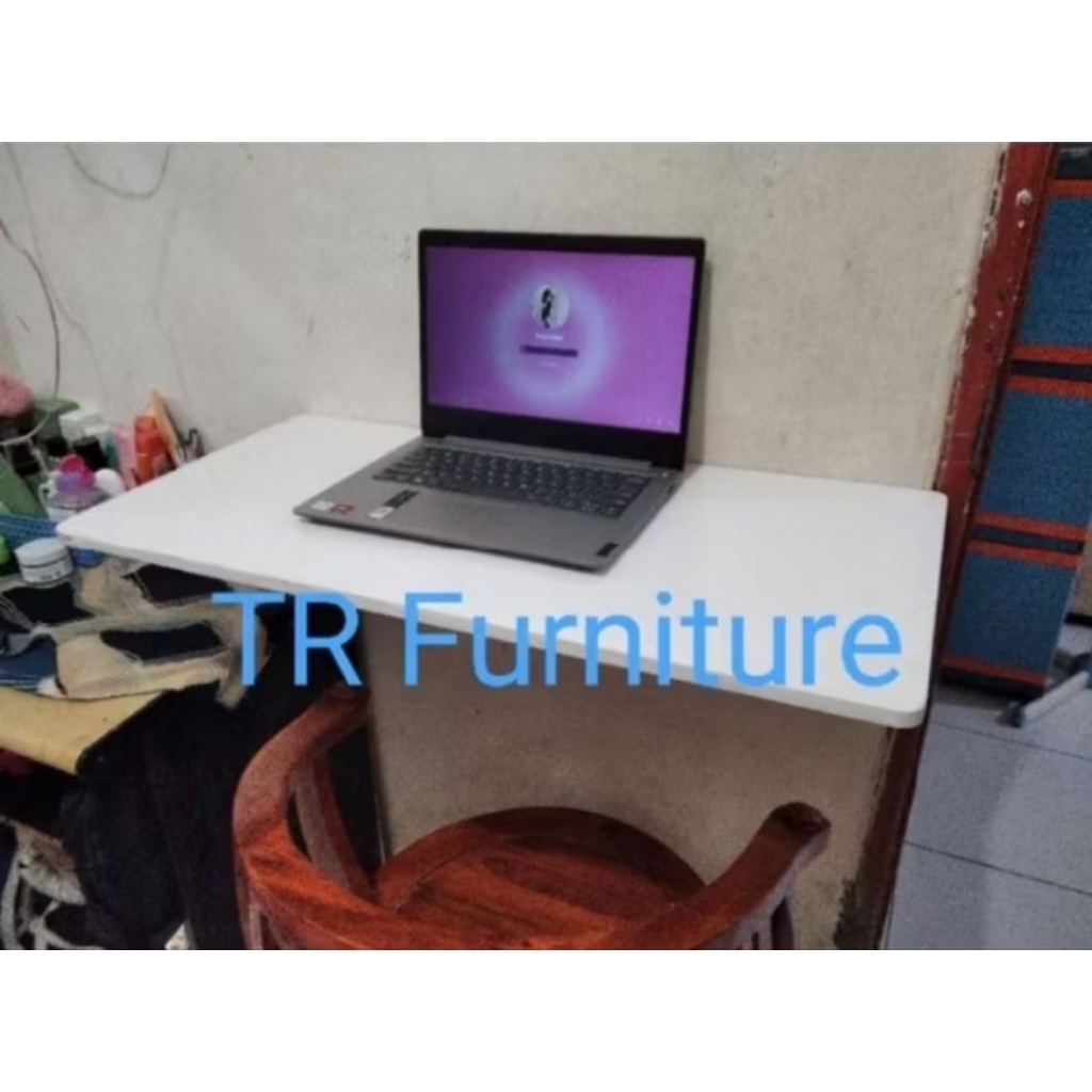 Meja Lipat Dinding/ Meja Tempel Dinding/ Meja Laptop Tempel Dinding Minimalis