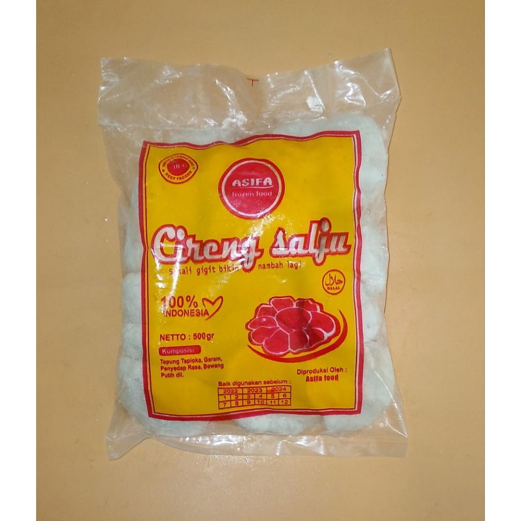 Cireng Salju Asifa 500 gram (bumbu sambal rujak)