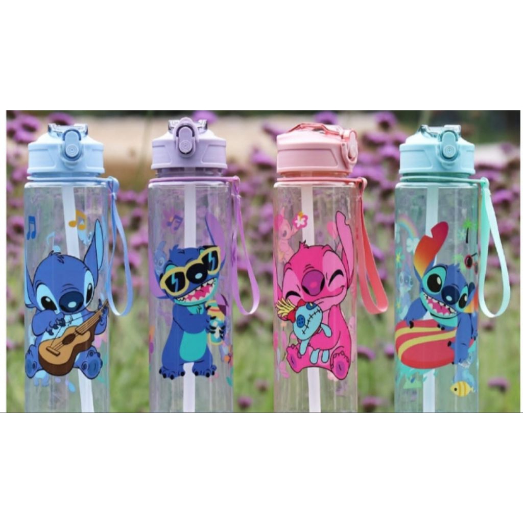 BOTOL MINUMAN ANAK KARAKTER STIT BENING RANDOM WARNA WARNI