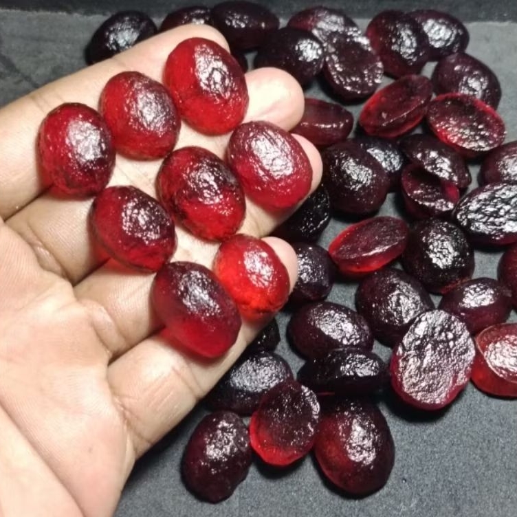 Grosir 10 Pcs , Batu Meteor Merah