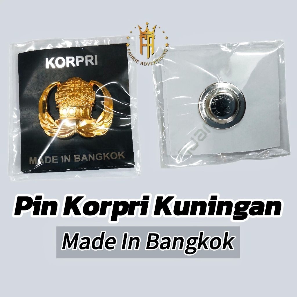 PIN Logo Korpri Kuningan PNS ASN Bangkok Berkualitas