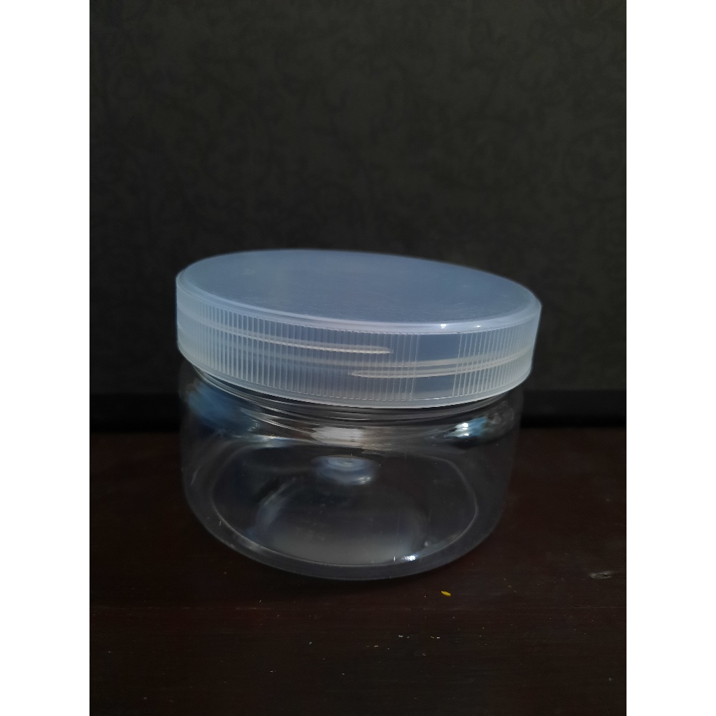 (GROSIR) Toples Jar Plastik Kue Kering 300ml / MURAH / EKONOMIS / BENING