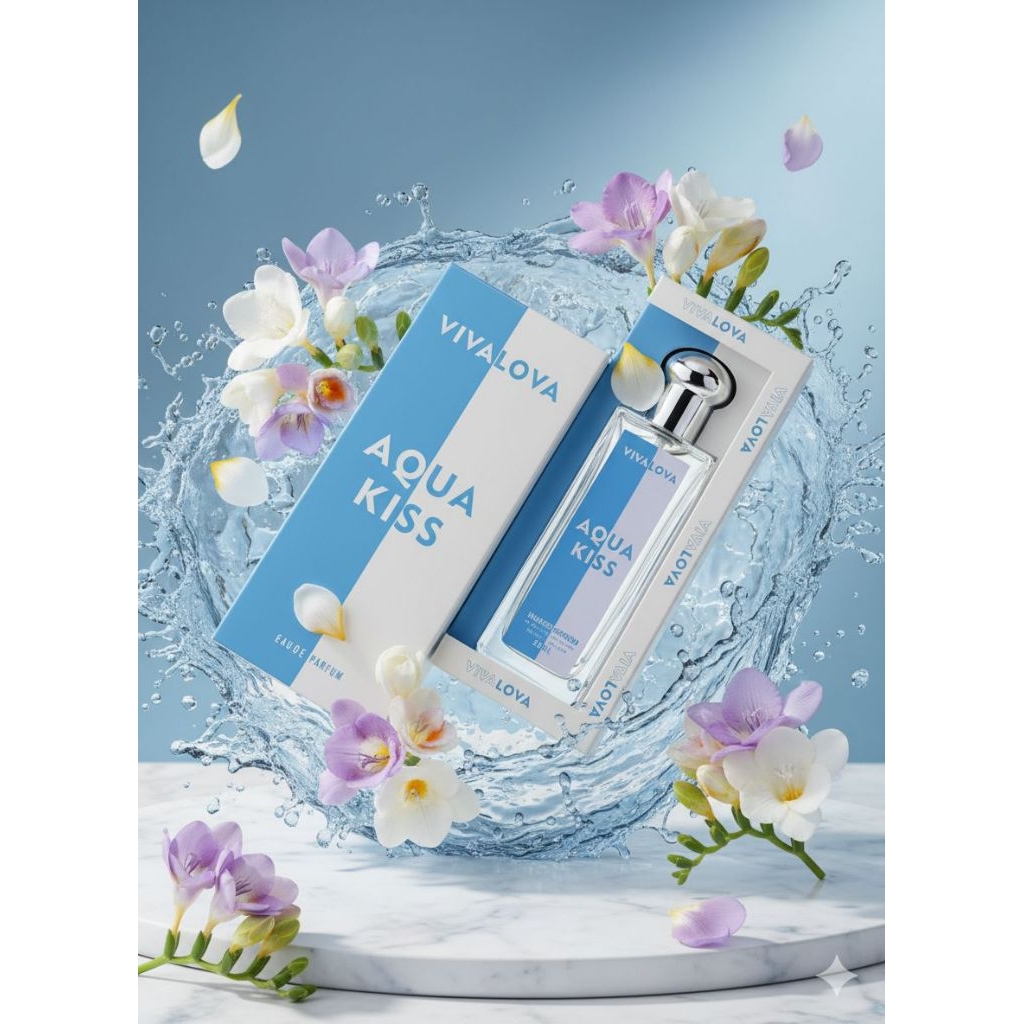 Vivalova Aqua Kiss | Parfum Vivalova Aqua Kiss Eau De Parfume 35ml | Unisex Parfum Original Super Pr