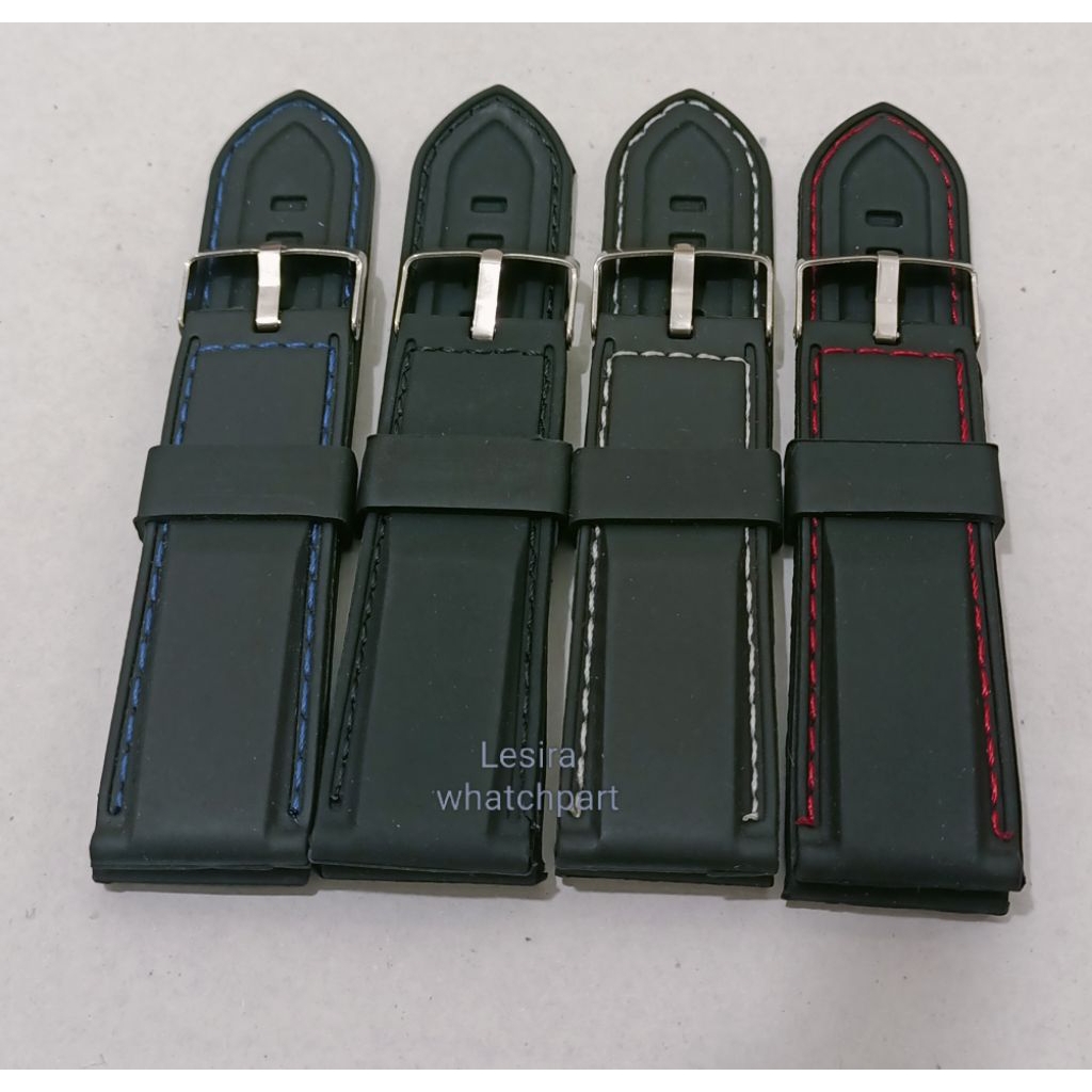 Strap Jam karet  lis Jait Tali Jam Tangan universal