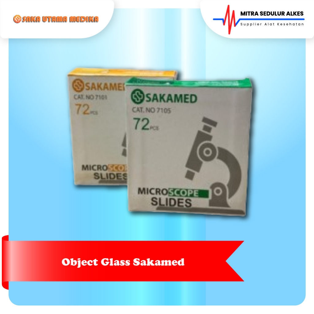 Object Glass 7105 Sakamed / Microscope Slides 7105