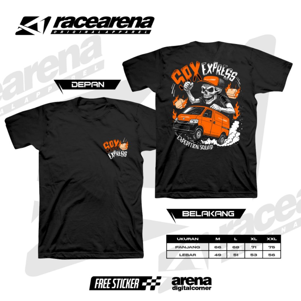 Kaos SPX Groovy Vibes/Kaos Kurir Paket Indonesia/Kaos Kang Kurir