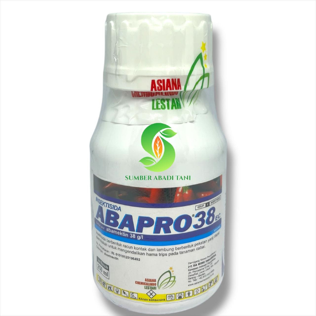 INSEKTISIDA ABAPRO 38 EC 250 ML ABAMEKTIN 38 G/L | OBAT HAMA THRIPS PADA TANAMAN CABAI