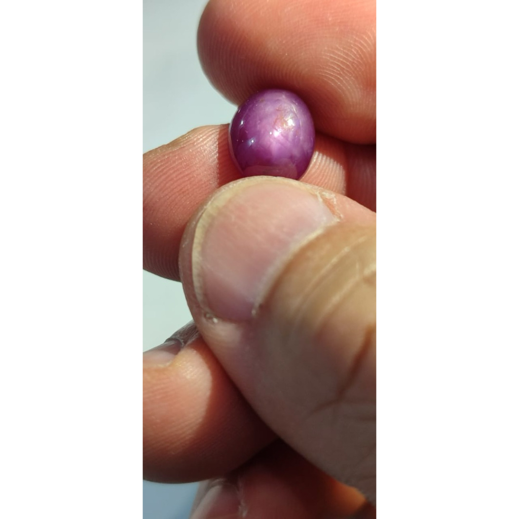 Batu Liontin Natural Ruby Madagascar Original