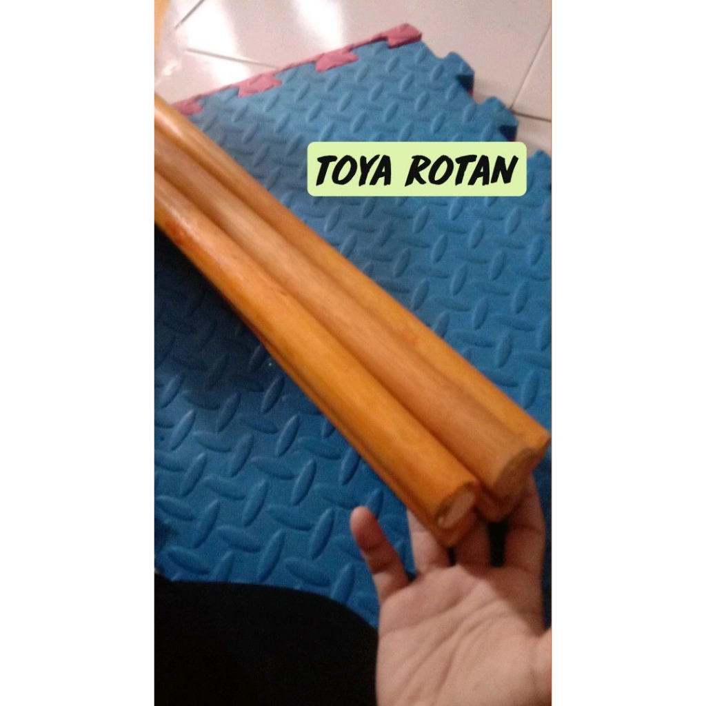 (TOYA ROTAN DIAMETER 3CM) TONGKAT KAYU - TONGKAT ROTAN - TOYA ROTAN - TOYA SILAT ROTAN