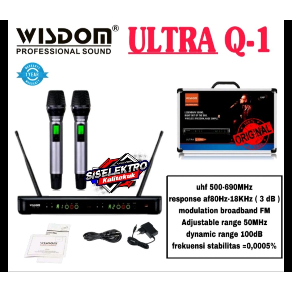 Mic microphone wireless Wisdom Ultra Q one wisdom Q one hh wisdom q1