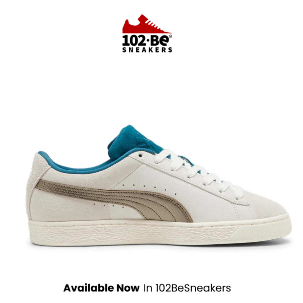 Sepatu puma fx suede play.paris. unisex sneakers shoes - warm white PMA398190-02 Original