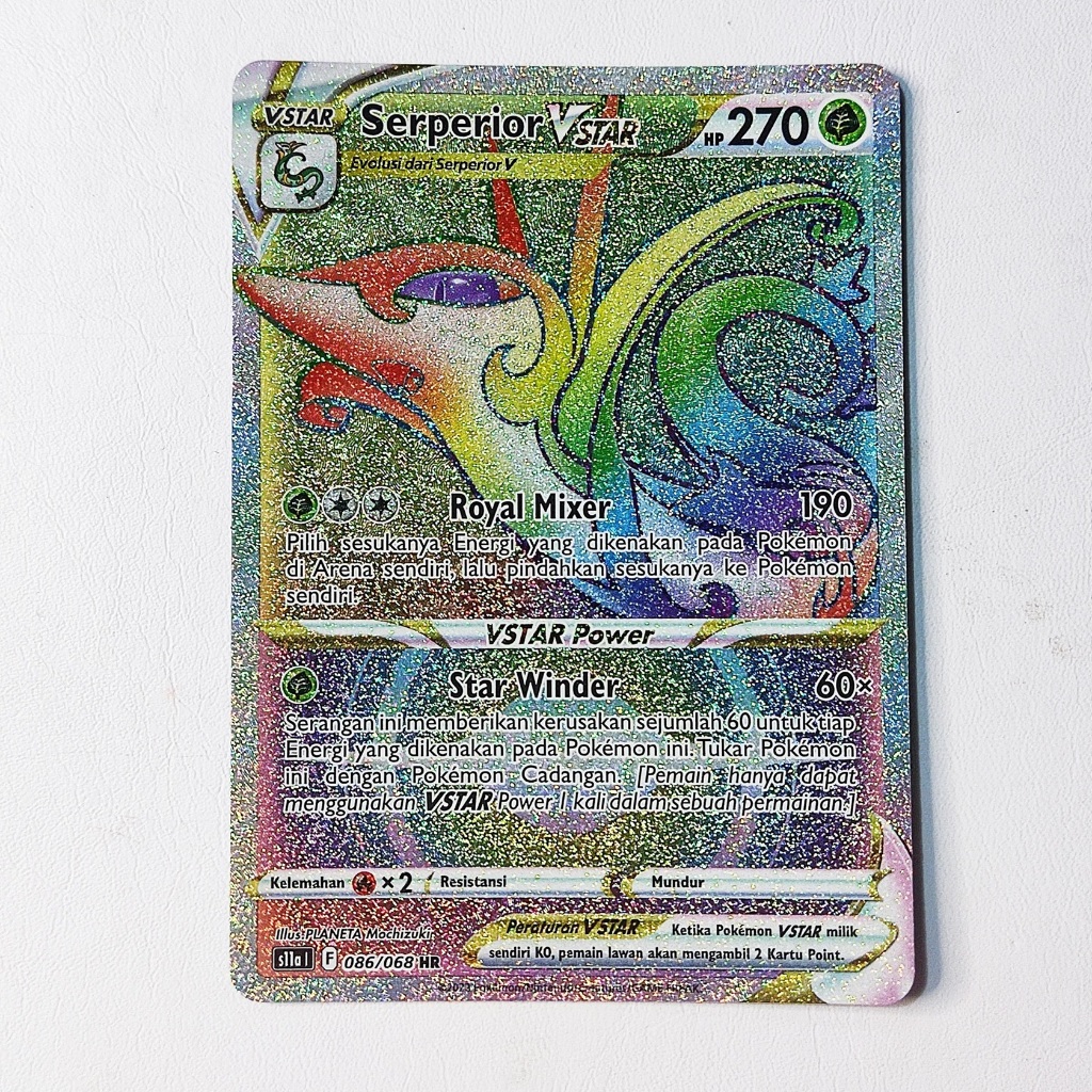 Serperior VSTAR HR 086/068 S11a - Kartu Pokemon Indonesia TCG