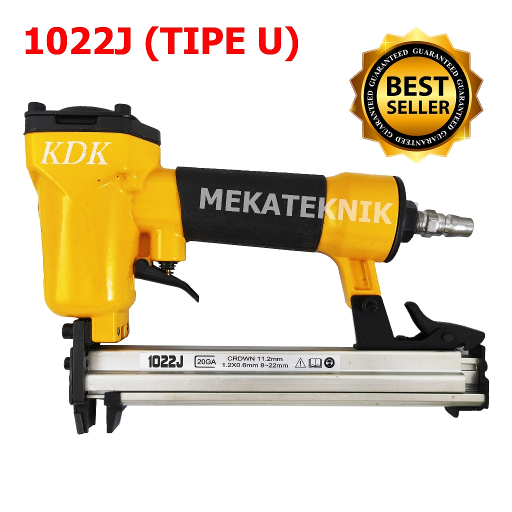 AIR STAPLER GUN 1022J KDK / HEKTER TEMBAK KOMPRESOR ANGIN TIPE U / AIR NAIL GUN