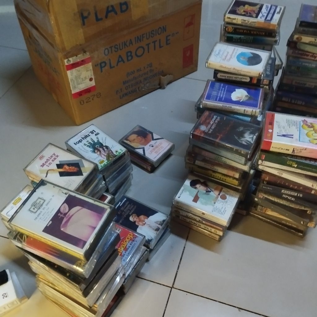 kaset pita dj house mix & jazz collection lagu barat