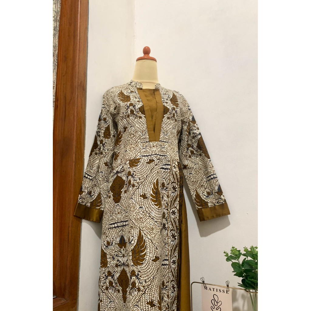 Preloved Gamis Batik / Gamis Batik Wanita / Batik Kantor Wanita / Batik Wanita