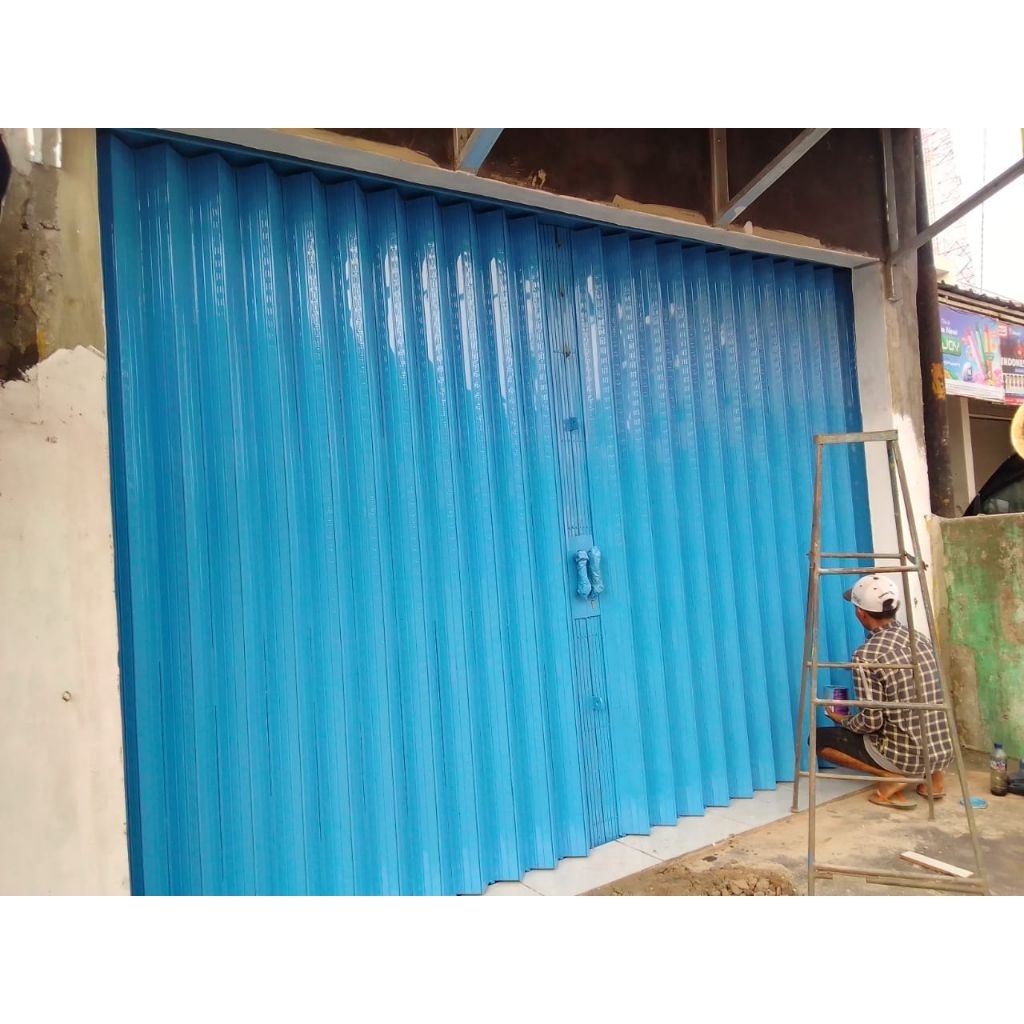pintu Rolling door folding gate