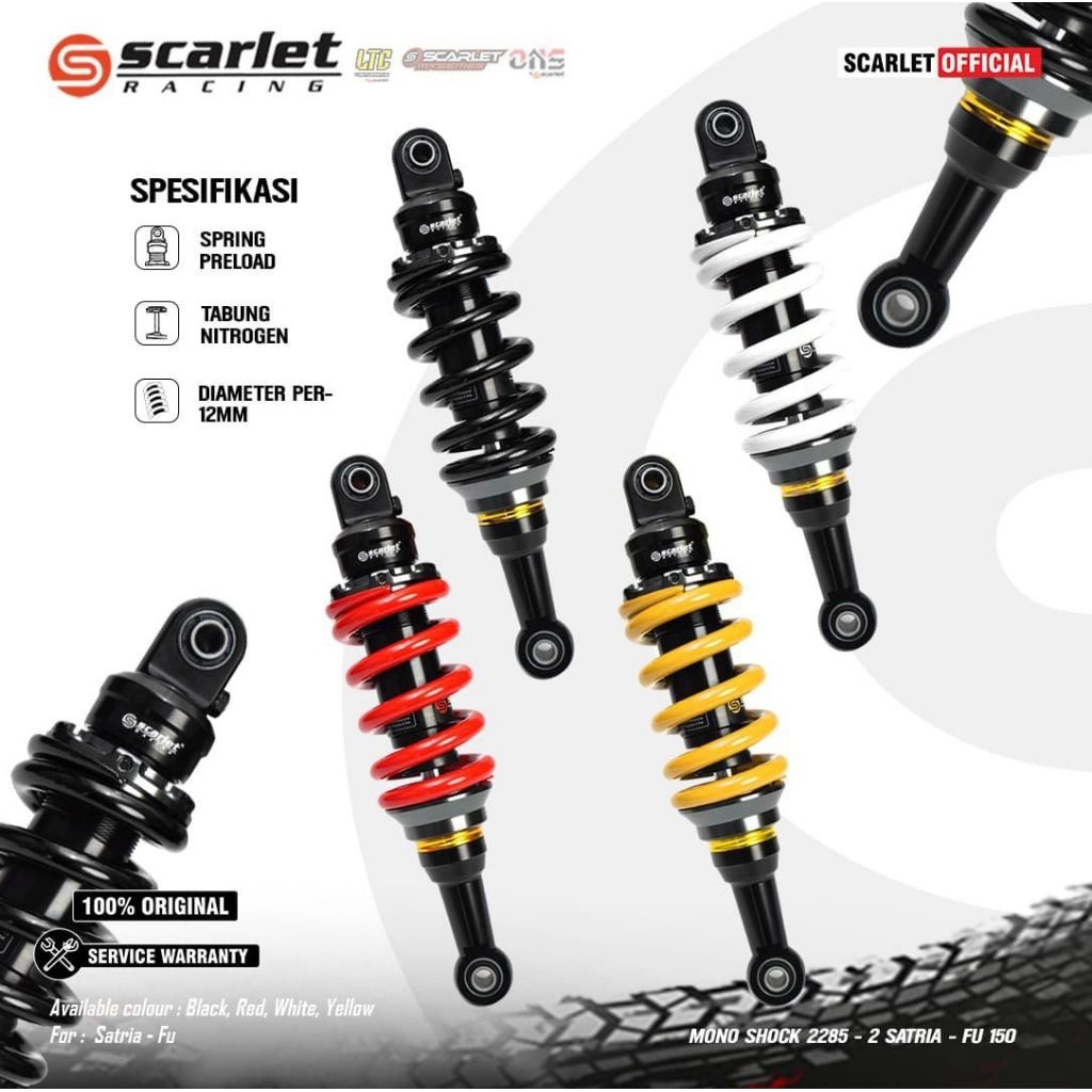 SHOCKBREAKER SCARLET SATRIA FU ORIGINAL